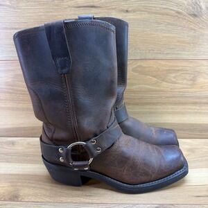 DURANGO Harness Crossroads Gaucho Boot Womens 7.5 M Leather Square Toe Biker